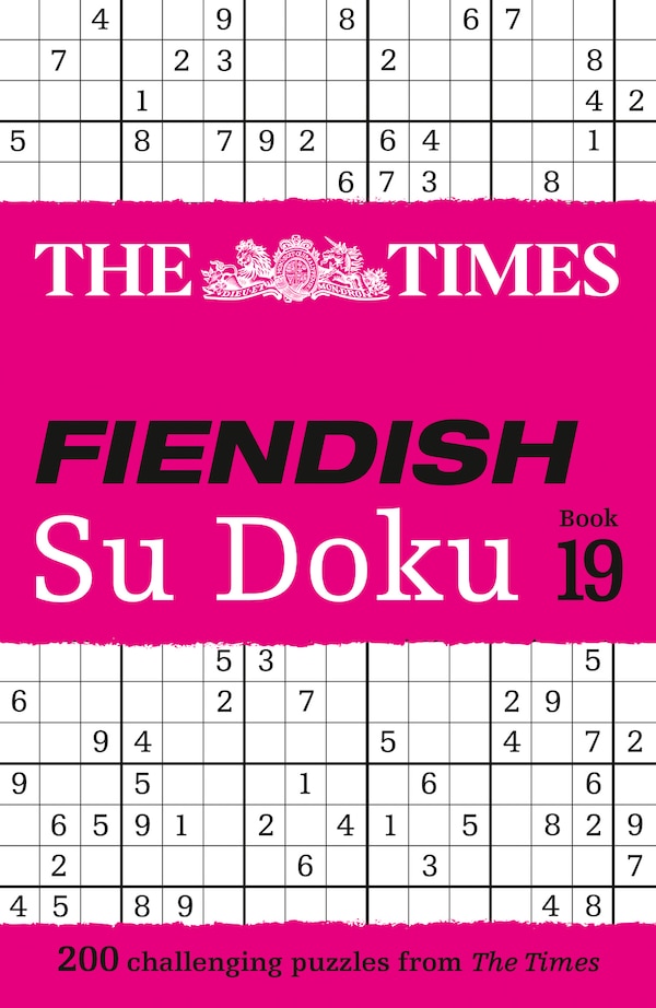 The Times Fiendish Su Doku Book 19 by The Times Mind Games, Perfect | Indigo Chapters