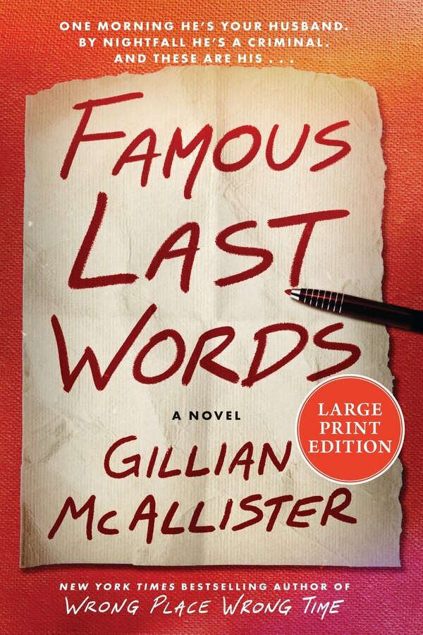 Famous Last Words by Gillian Mcallister, Paperback | Indigo Chapters