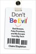 Don't Be Evil by Claire Stapleton, Hardcover | Indigo Chapters