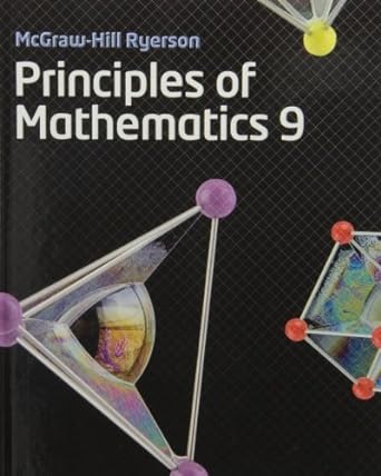 Principles of Mathematics 9 Student Book by Chris Dearling, Hardcover | Indigo Chapters