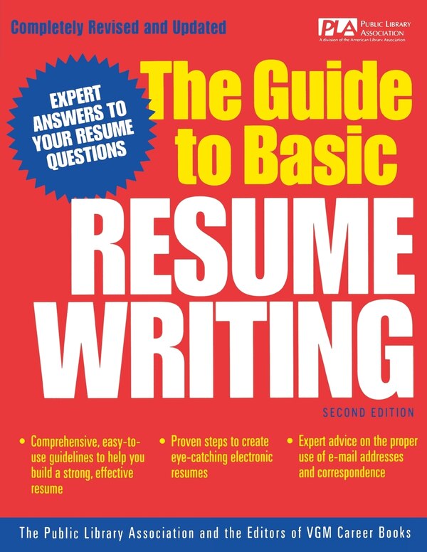 The Guide to Basic Resume Writing by Public Library Association, Paperback | Indigo Chapters