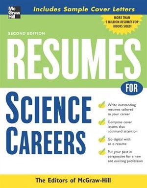 Resumes for Science Careers by Mcgraw Hill, Paperback | Indigo Chapters