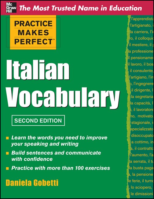 Practice Makes Perfect Italian Vocabulary by Daniela Gobetti, Paperback | Indigo Chapters