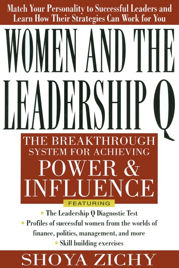 Women and the Leadership Q by Shoya Zichy, Paperback | Indigo Chapters