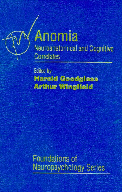 Anomia by Harold Goodglass, Hardcover | Indigo Chapters