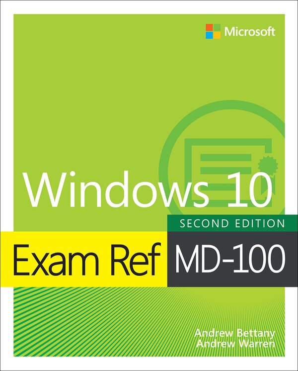 Exam Ref Md-100 Windows 10 by ANDREW WARREN, Paperback | Indigo Chapters
