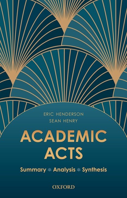 Academic Acts by Eric Henderson, Paperback | Indigo Chapters