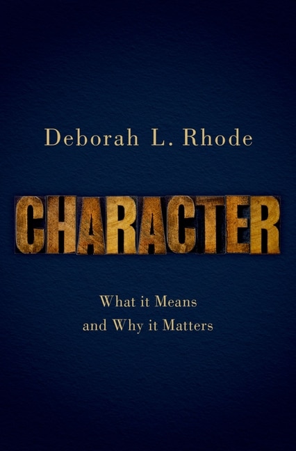 Character by Deborah L. Rhode, Hardcover | Indigo Chapters