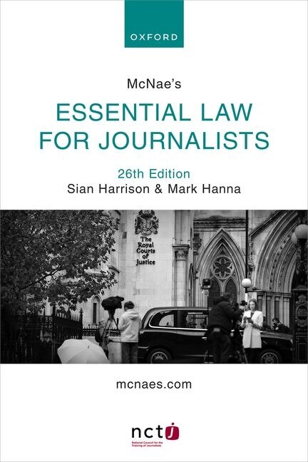 McNae's Essential Law for Journalists by Sian Harrison, Paperback | Indigo Chapters