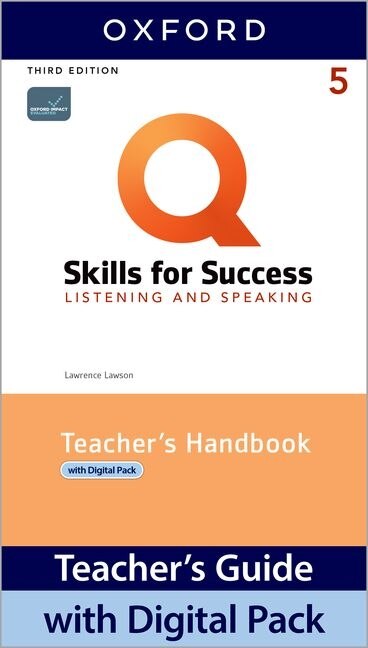 Q: Skills for Success: Level 5 Listening and Speaking Teacher's Handbook with Teacher's Access Card by Lawrence Lawson | Indigo Chapters