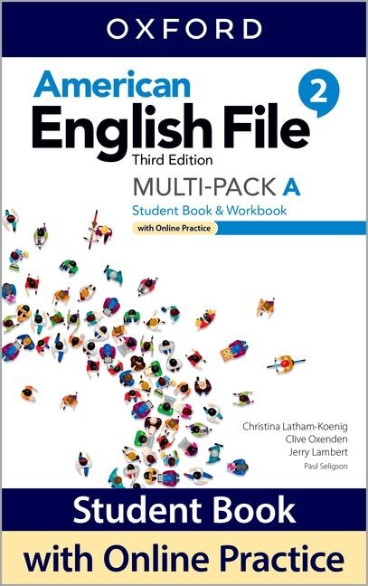 American English File: Level 2 Student Book/Workbook Multi-Pack A with Online Practice by Christina Latham-Koenig, Boxed Set/Slip Case/Casebound