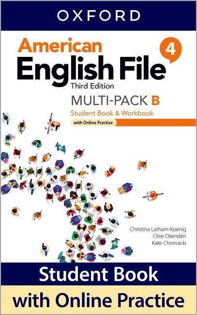 American English File: Level 4 Student Book/Workbook Multi-Pack B with Online Practice by Christina Latham-Koenig, Boxed Set/Slip Case/Casebound