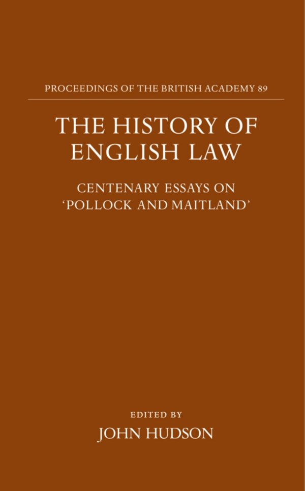 The History of English Law by John Hudson, Hardcover | Indigo Chapters