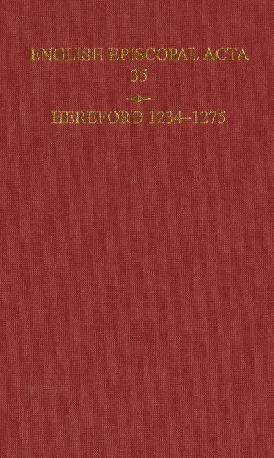 Hereford 1234-1275 by Julia Barrow, Hardcover | Indigo Chapters