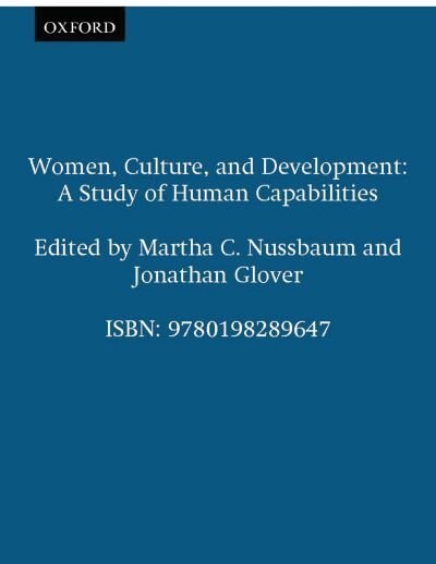 Women Culture and Development by Martha C. Nussbaum, Hardcover | Indigo Chapters