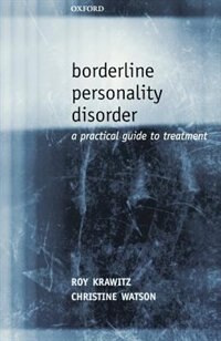 Borderline Personality Disorder by Roy Krawitz, Paperback | Indigo Chapters