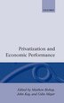 Privatization and Economic Performance by Matthew Bishop, Hardcover | Indigo Chapters