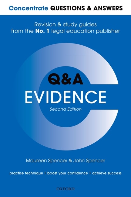 Concentrate Questions and Answers Evidence by Maureen Spencer, Paperback | Indigo Chapters