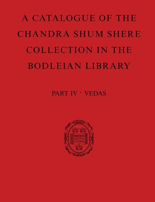 A Catalogue Of The Chandra Shum Shere Collection In The Bodleian Library by Parameswara Aithal, Paperback | Indigo Chapters