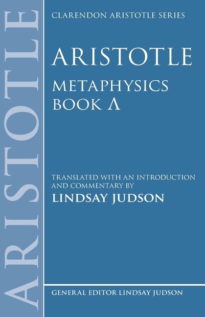 Aristotle Metaphysics Lambda by Lindsay Judson, Paperback | Indigo Chapters