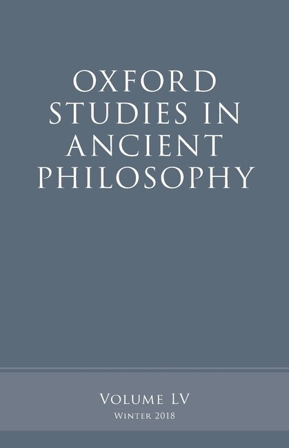 Oxford Studies in Ancient Philosophy Volume 55 by Victor Caston, Paperback | Indigo Chapters