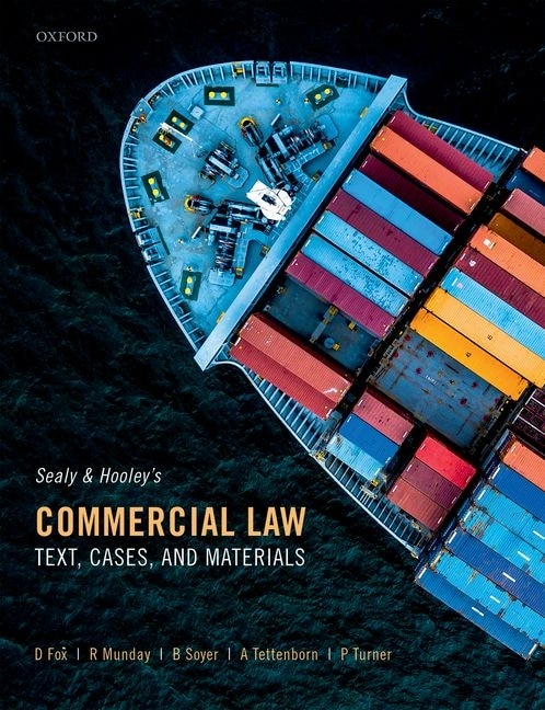 Sealy and Hooley's Commercial Law by David Fox, Paperback | Indigo Chapters