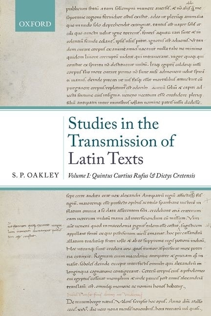 Studies in the Transmission of Latin Texts by S. P. Oakley, Hardcover | Indigo Chapters