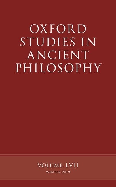 Oxford Studies In Ancient Philosophy Volume 57 by Victor Caston, Paperback | Indigo Chapters