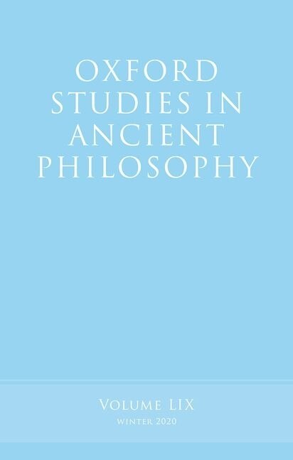 Oxford Studies In Ancient Philosophy Volume 59 by Victor Caston, Paperback | Indigo Chapters