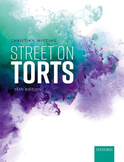 Street On Torts by Christian Witting, Paperback | Indigo Chapters