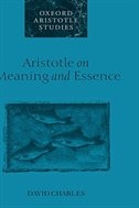 Aristotle on Meaning and Essence by David Charles, Paperback | Indigo Chapters