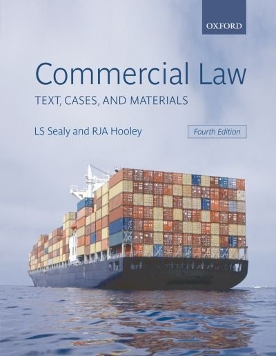 Commercial Law by LS Sealy, Paperback | Indigo Chapters