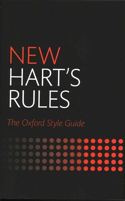 New Hart's Rules by Oxford Oxford, Hardcover | Indigo Chapters