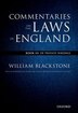 The Oxford Edition of Blackstone: Commentaries on the Laws of England by William Blackstone, Paperback | Indigo Chapters