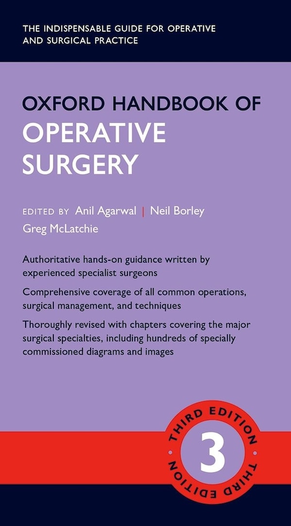 Oxford Handbook of Operative Surgery by Anil Agarwal, Paperback | Indigo Chapters