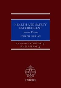 Health and Safety Enforcement by Richard Matthews, Hardcover | Indigo Chapters