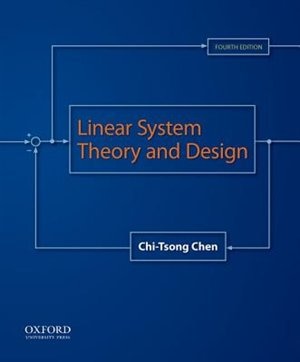 Linear System Theory and Design by Chi-Tsong Chen, Hardcover | Indigo Chapters