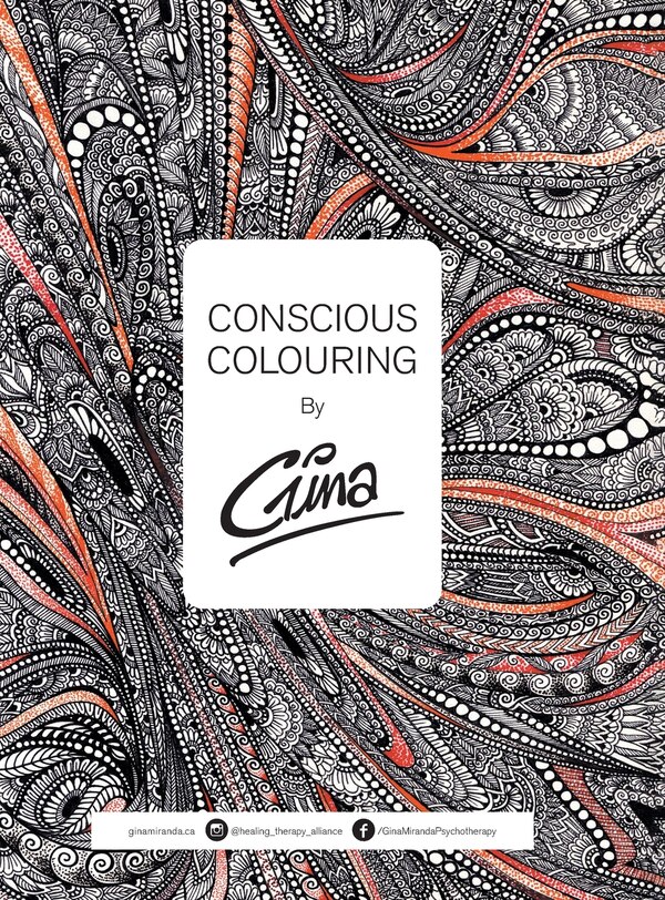 Conscious Colouring by Gina Gina, Hardcover | Indigo Chapters