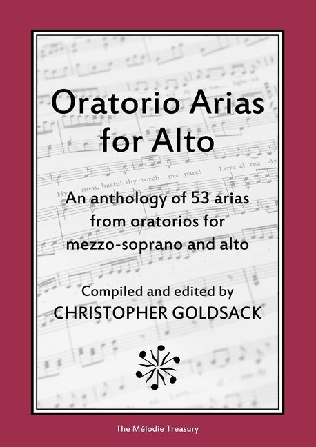 Oratorio Arias for Alto by Christopher Goldsack, Paperback | Indigo Chapters