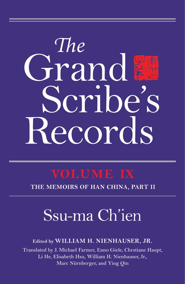 The Grand Scribe's Records Volume Ix by Ssu-ma Ch'ien, Hardcover | Indigo Chapters