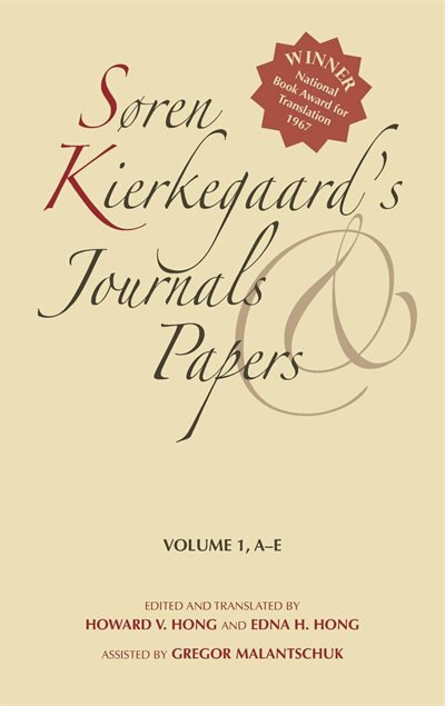 Søren Kierkegaard's Journals And Papers Volume 1, Hardcover | Indigo Chapters