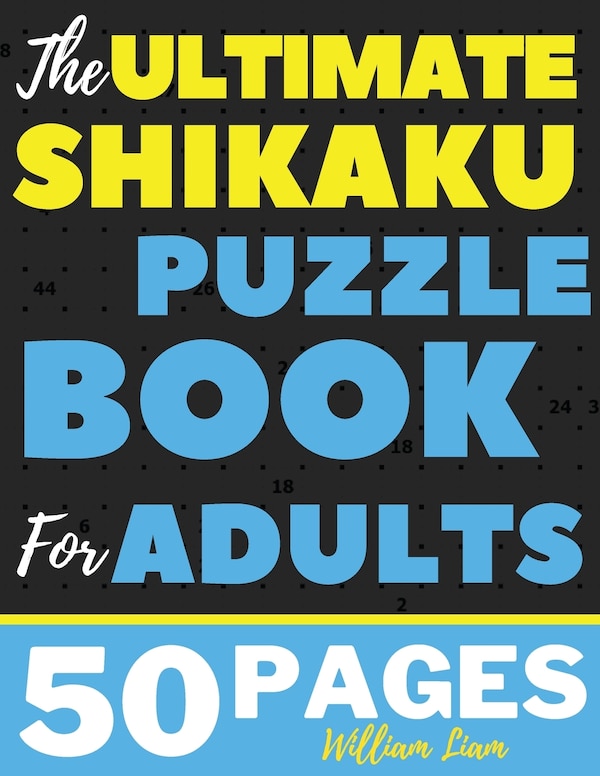 Large Print 20*20 Shikaku Puzzle Book For Adults Brain Game For Relaxation by William Liam, Paperback | Indigo Chapters