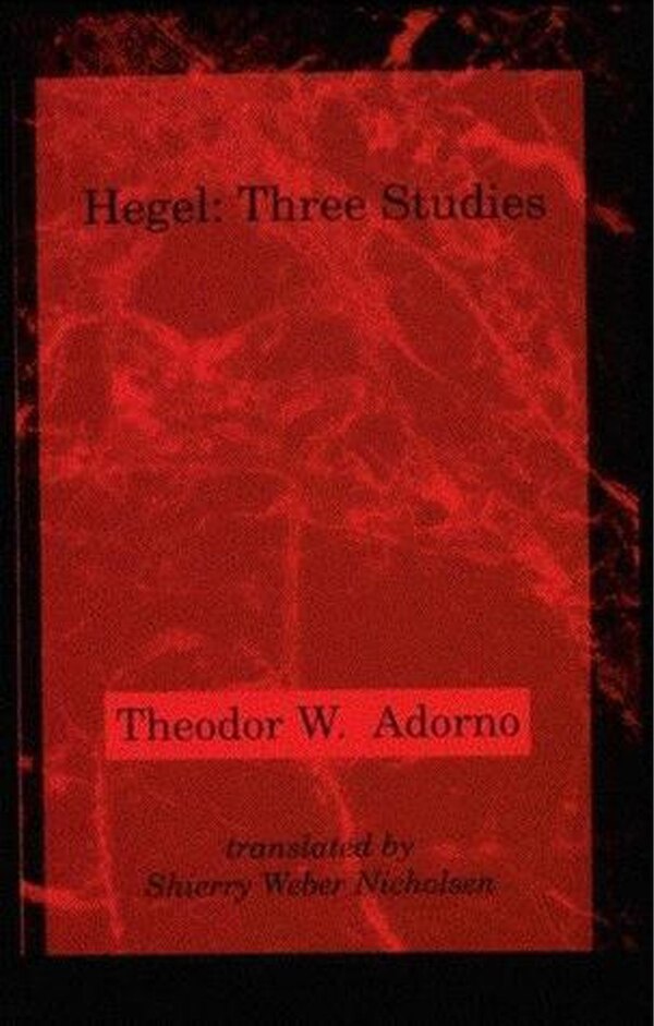 Hegel by Theodor W. Adorno, Paperback | Indigo Chapters