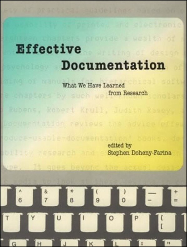 Effective Documentation by Stephen Doheny-farina, Paperback | Indigo Chapters
