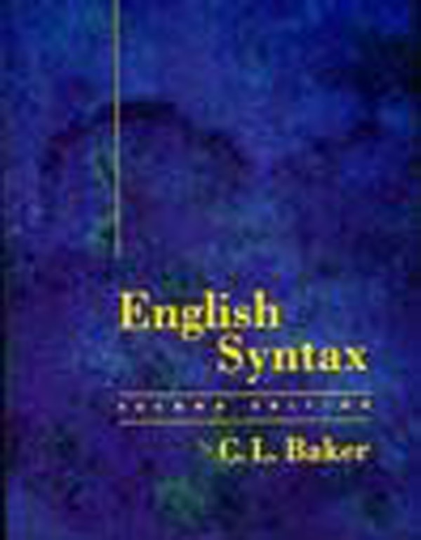 English Syntax Second Edition by C. L. Baker, Paperback | Indigo Chapters