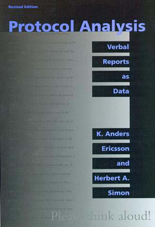 Protocol Analysis Revised Edition by K. Anders Ericsson, Paperback | Indigo Chapters