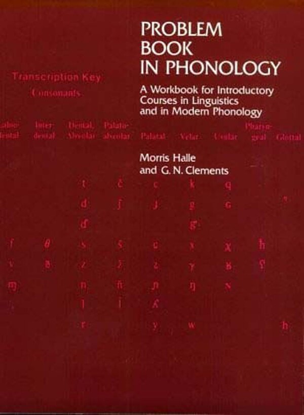 Problem Book in Phonology by Morris Halle, Paperback | Indigo Chapters