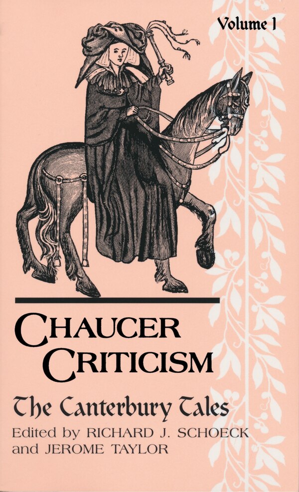 Chaucer Criticism Volume 1 by R.J. Schoeck, Paperback | Indigo Chapters