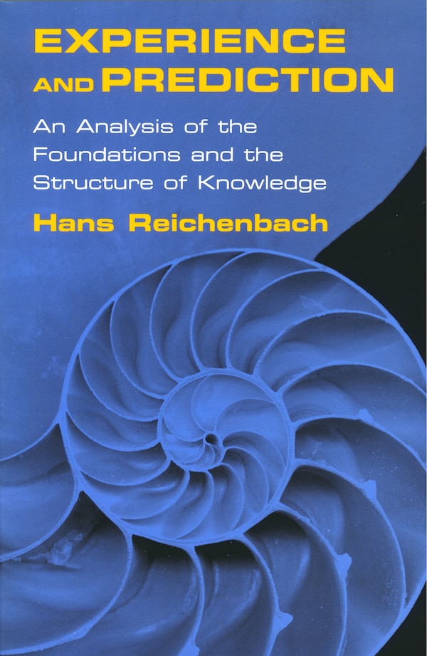 Experience And Prediction by Hans Reichenbach, Paperback | Indigo Chapters