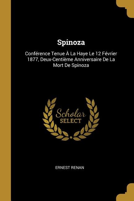 Spinoza by Ernest Renan, Paperback | Indigo Chapters